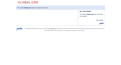 Desktop Screenshot of klikbac.com